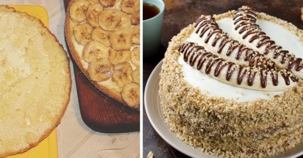 Быстрый и легкий: банановый торт на йогурте
